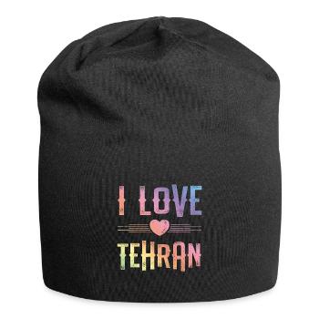 I Love Tehran - Jersey Beanie - black - Front