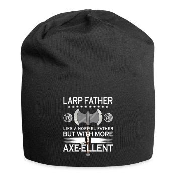 Funny Larp Sword Fighting Role-playing Game - Jersey Beanie - black - Front