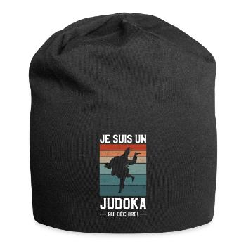 Je Suis Un Judoka Qui Déchire Judokas Judo - Bonnet en jersey - noir - Devant