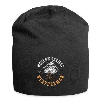 Meteorology World's Sexiest Forecast Meteorologist - Jersey Beanie - black - Front