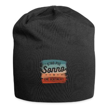C'ho Piu Sonno Che Sentimenti - Bonnet en jersey - noir - Devant