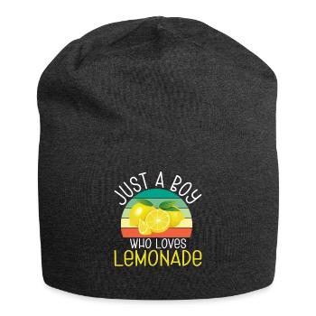 Limonade-Geschenk-Ideen - Jersey-Beanie - Anthrazit - Vorne