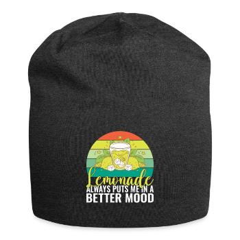 Limonade-Geschenk-Ideen - Jersey-Beanie - Anthrazit - Vorne