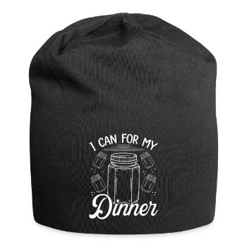 Canning Season Homestead I can for my Dinner Food - Jersey-Beanie - Schwarz - Vorne