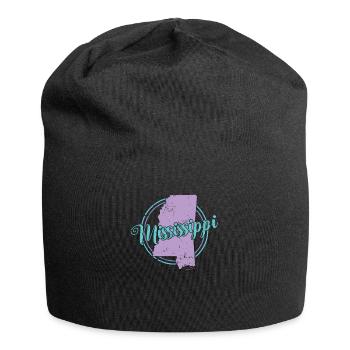 Mississippi Map USA America - Jersey Beanie - black - Front