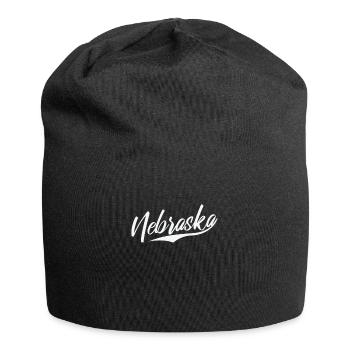Nebraska USA America State - Jersey Beanie - black - Front