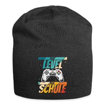 Neue Schule Bye Bye Grundschule next Level Gamecon - Jersey-Beanie - Anthrazit - Vorne