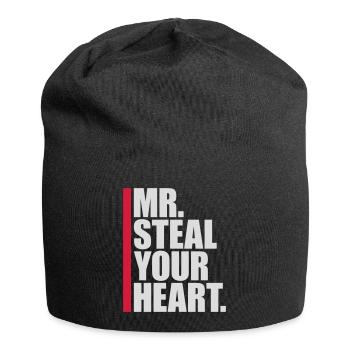 mr steal your heart - Jersey Beanie - black - Front