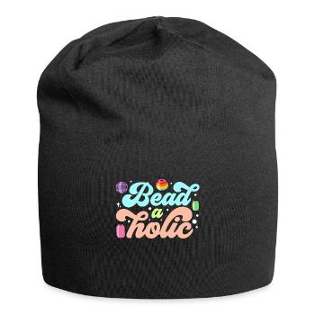 Beading Beadaholic Jewelry Making Beadwork Beader - Jersey Beanie - black - Front