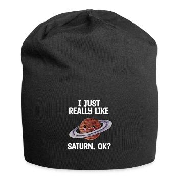 Saturne - Bonnet en jersey - noir - Devant