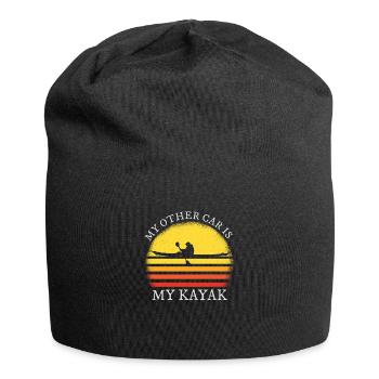 Kajak fahren Paddelboot - Jersey-Beanie - Schwarz - Vorne