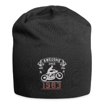 Awesome since 1983, Biker 40. Geburtstag - Jersey-Beanie - Schwarz - Vorne