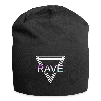 Rave Techno House Party EDM Festival Goa Electro - Bonnet en jersey - noir - Devant