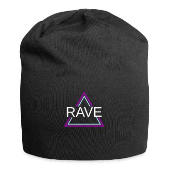 Rave Techno House Party EDM Festival Goa Electro - Bonnet en jersey - noir - Devant
