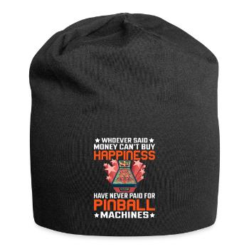 Retro Pinball Arcade Gaming Vintage Game Liebhaber - Jersey-Beanie - Schwarz - Vorne