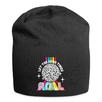 Disco Balls Club Funny Vintage Party Retro Groov - Bonnet en jersey - noir - Devant