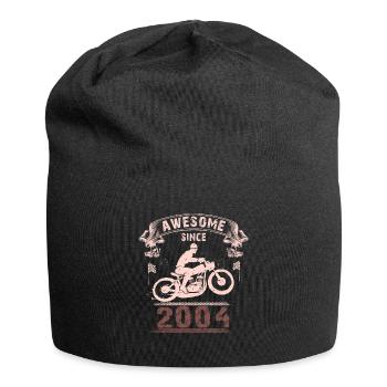 Awesome since 2004, Biker 19. Geburtstag - Jersey-Beanie - Schwarz - Vorne