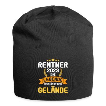Pension 2023 Retirement Farewell Pensioner 2023 - Jersey Beanie - black - Front