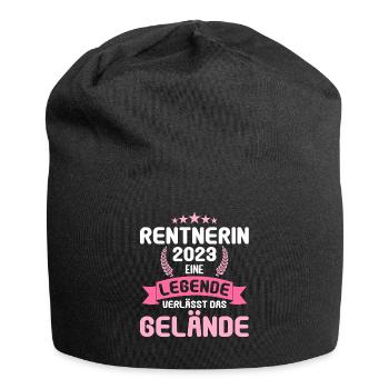 Prévoyance Retraite Adieu Collègue Retraité 2023 - Bonnet en jersey - noir - Devant
