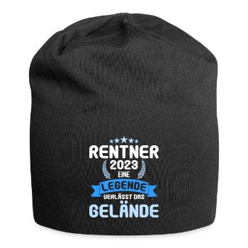 Rente 2023 Ruhestand Abschied Rentner 2023 - Jersey-Beanie - Schwarz - Vorne