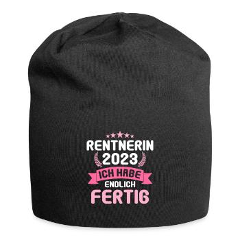 Rente 2023 Retraite Adieu Retraité 2023 - Bonnet en jersey - noir - Devant