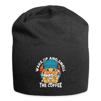 Wake up and smell the coffee - Jersey Beanie - black - Front