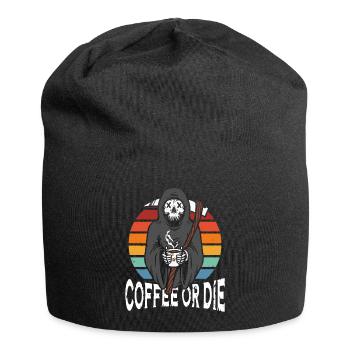 Café ou matrice - Bonnet en jersey - noir - Devant