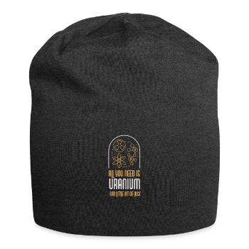 Atomkraftwerk Nuklear Energie Erneuerbare Energie - Jersey-Beanie - Anthrazit - Vorne