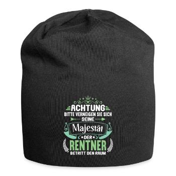 Rente 2023 Ruhestand Abschied Rentner 2023 - Jersey-Beanie - Schwarz - Vorne