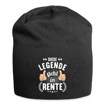 Rentnerin 2023 Rente 2023 Rentner 2023 - Jersey-Beanie - Schwarz - Vorne