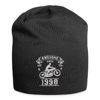 Awesome since 1998, Biker 25. Geburtstag - Jersey-Beanie - Schwarz - Vorne