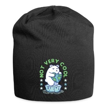 Global Warming Not Very Cool Environment Science - Jersey-Beanie - Schwarz - Vorne