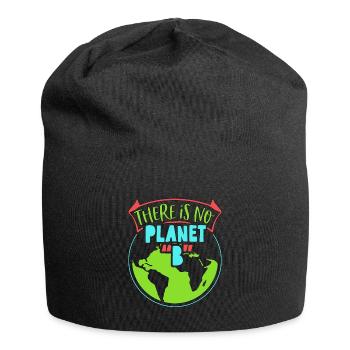 Réchauffement climatique Il n’y a pas de planète B environnementale - Bonnet en jersey - noir - Devant