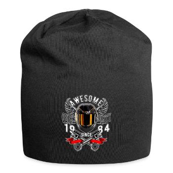 Awesome since 1984, Biker Geburtstag - Jersey-Beanie - Schwarz - Vorne
