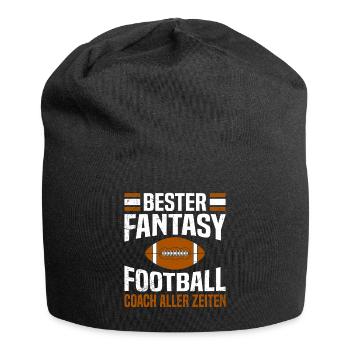 Bester Fantasy Football Coach aller Zeiten - Jersey-Beanie - Schwarz - Vorne