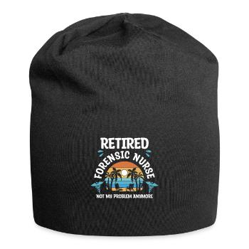 L’infirmière médico-légale à la retraite n’est plus mon problème - Bonnet en jersey - noir - Devant