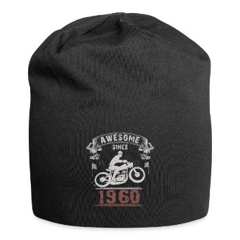 Génial depuis 1960, motard 63ème anniversaire - Bonnet en jersey - noir - Devant