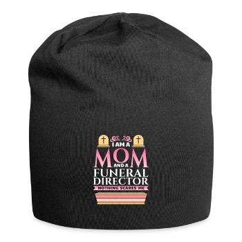 Je suis une maman d’un directeur de funérailles Chemise Fête des mères - Bonnet en jersey - noir - Devant