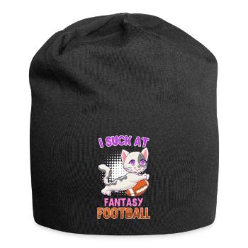 Fantasy Football Verlierer - Jersey-Beanie - Schwarz - Vorne