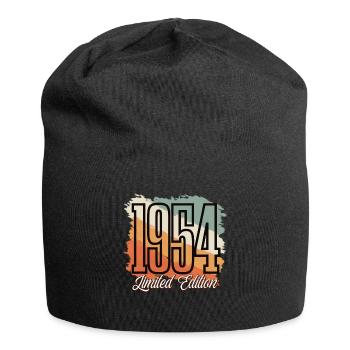 1954 Année de naissance Anniversaire Année de construction Vintage Rétro - Bonnet en jersey - noir - Devant