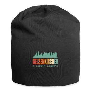 Gelsenkirchen - Jersey-Beanie - Schwarz - Vorne