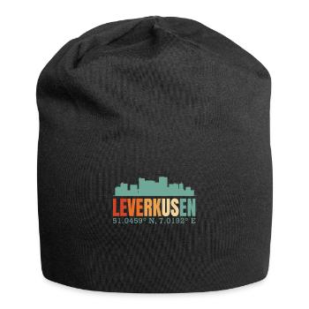 Leverkusen - Jersey-Beanie - Schwarz - Vorne