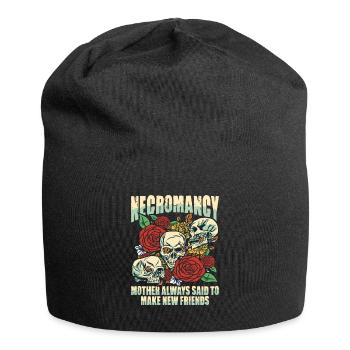 Conception de nécromancien mort-vivant pour un sataniste - Bonnet en jersey - noir - Devant