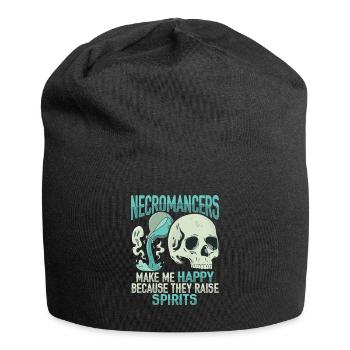 Conception de nécromancien mort-vivant pour un sataniste - Bonnet en jersey - noir - Devant