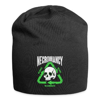Conception de recyclage de nécromanciens morts-vivants pour un - Bonnet en jersey - noir - Devant