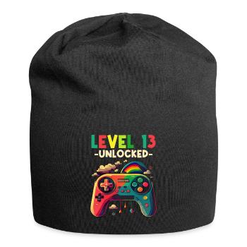 Level 13 Years Gaming 13er 13 Birthday - Jersey Beanie - black - Front