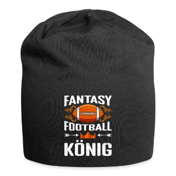 Fantasy Football King Football Fan - Jersey Beanie - black - Front