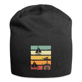 Sailor Sunset Rétro - Bonnet en jersey - noir - Devant