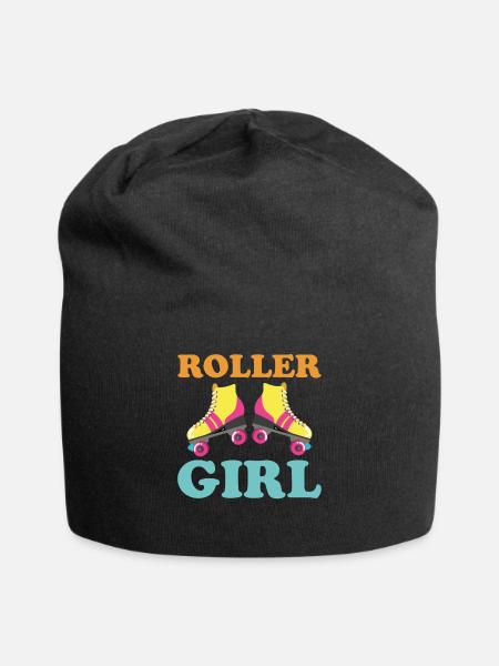 Roller Skating - Roller Girl - Bonnet en jersey - noir