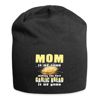 Funny Garlic Maker Mother - Jersey Beanie - black - Front